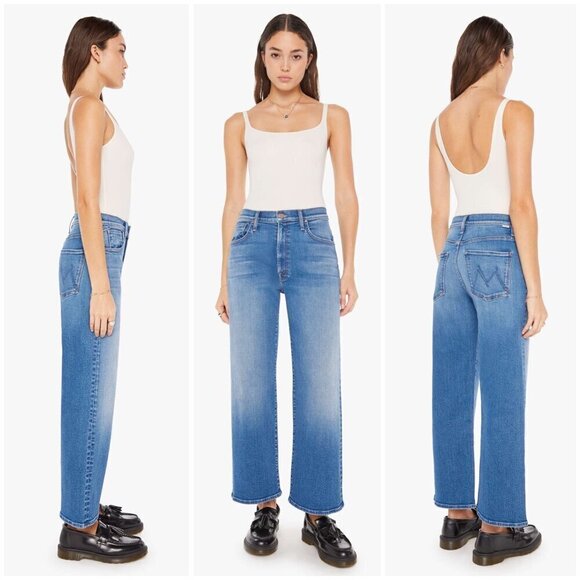 💕MOTHER💕 The Dodger Ankle Jeans ~ Work Hard Play Hard 32 NWT - Picture 2 of 16